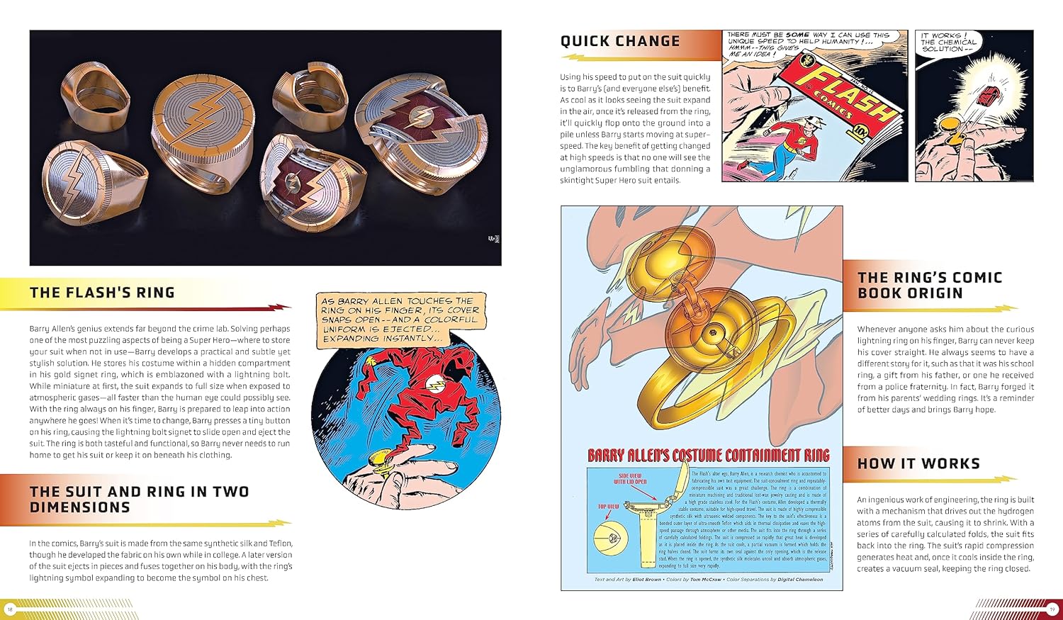 The Flash: The Official Visual Companion hardback book showing behind-the-scenes photography