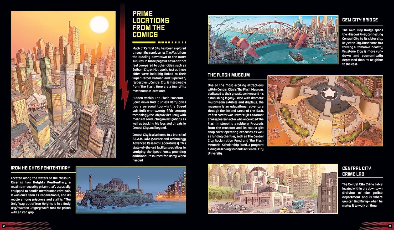 The Flash: The Official Visual Companion by Randall Lotowycz - interior pages with concept art