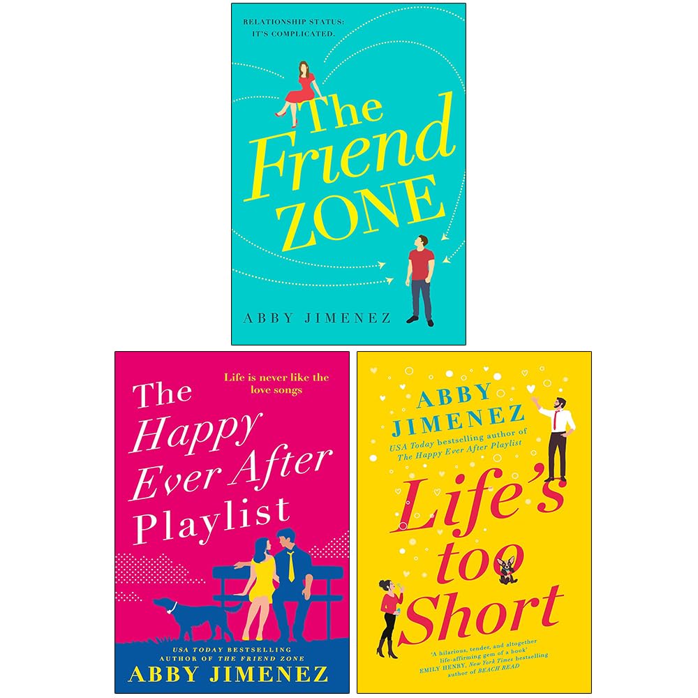 The Friend Zone Series 3 Book Paperback Collection Set by Abby Jimenez - front cover of boxed set