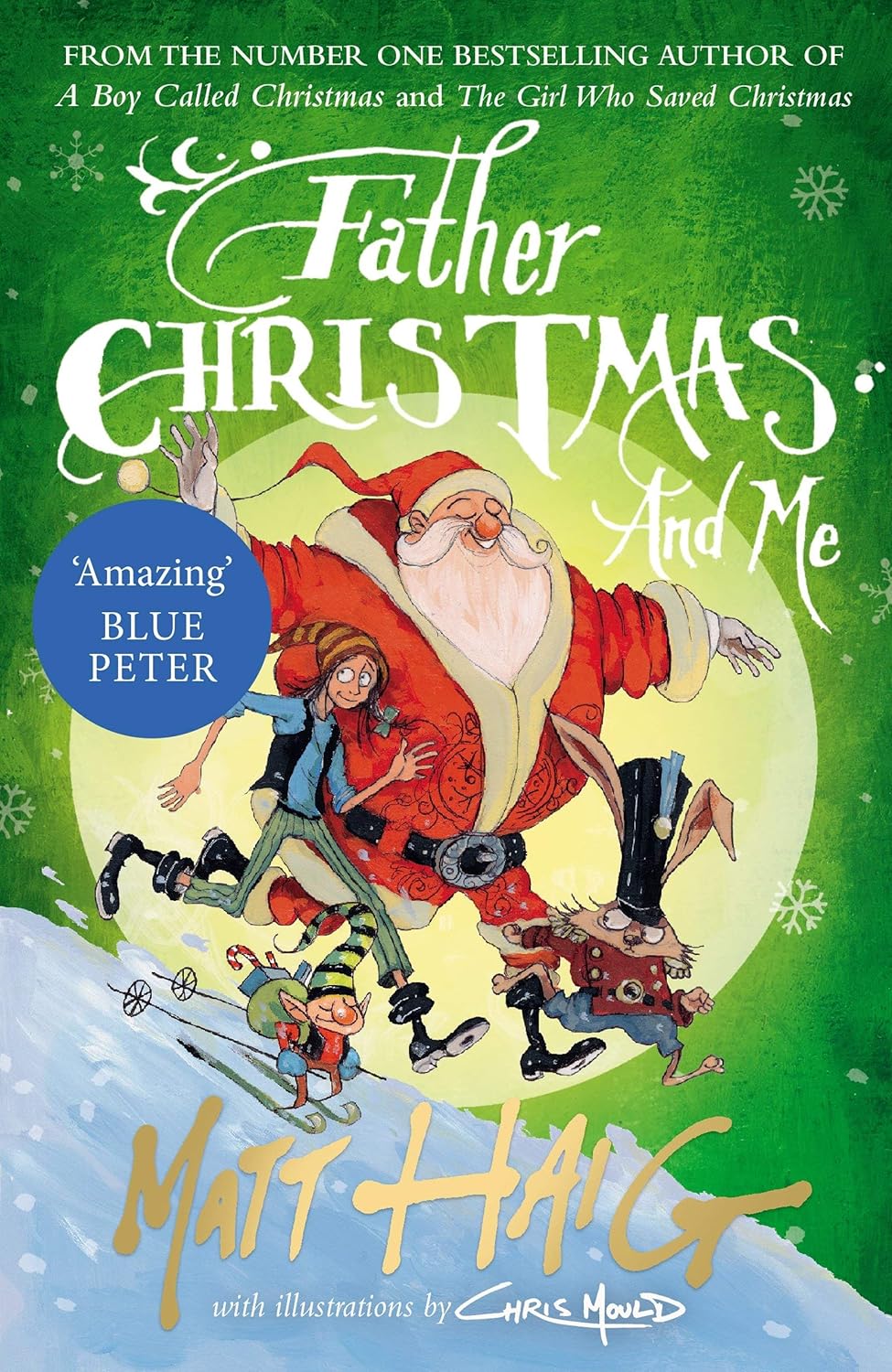 The Girl Who Saved Christmas by Matt Haig paperback book cover - part of the 3 book Christmas collection set