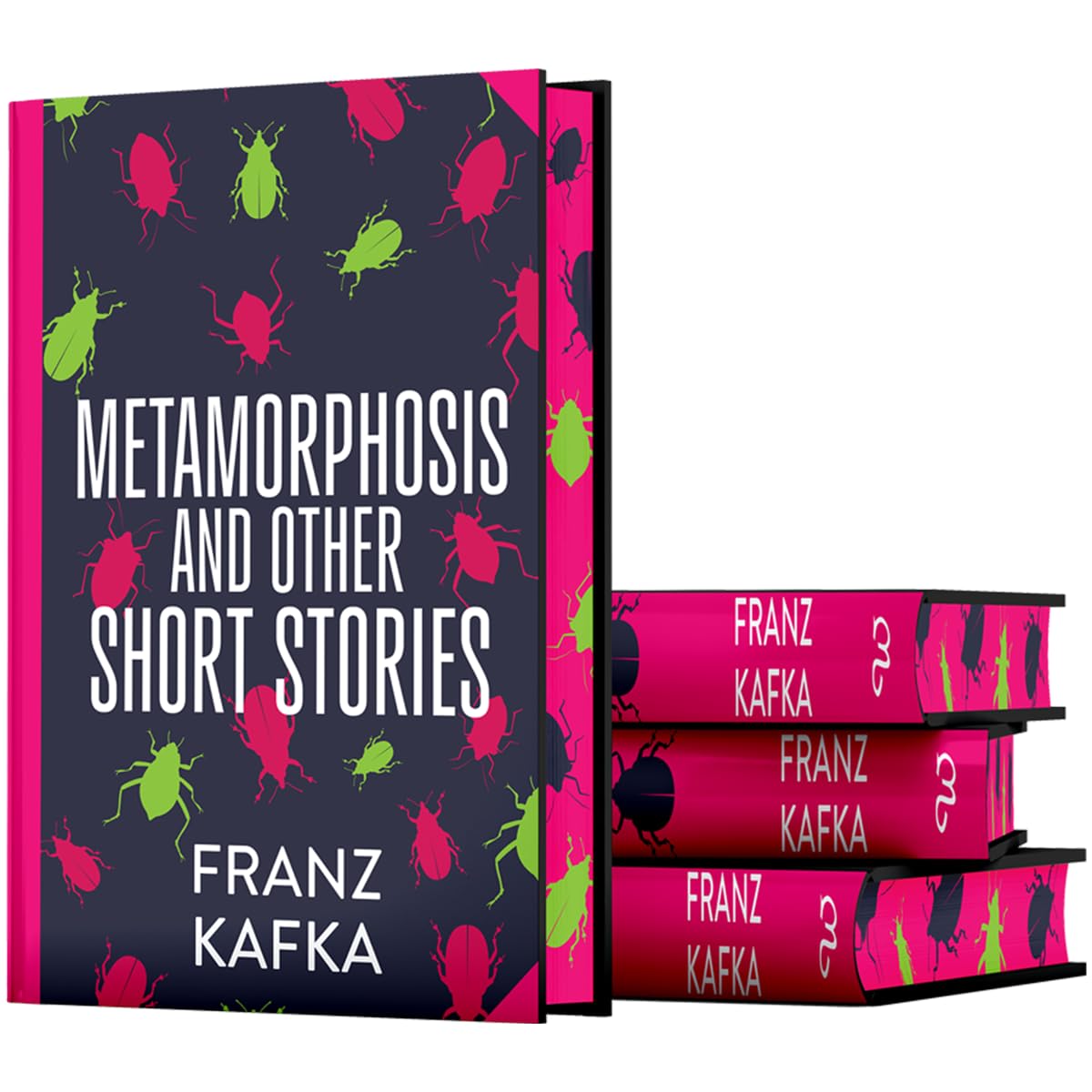 The Metamorphosis and Other Stories by Franz Kafka - hardback spine with sprayed edges on shelf