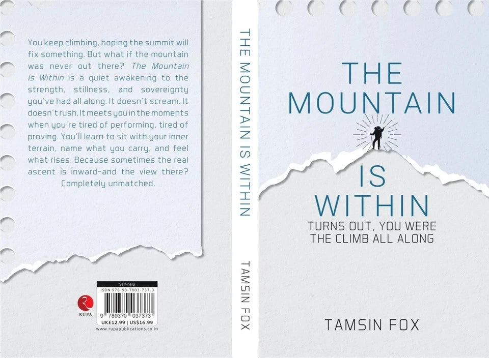 The Mountain Is Within by Tamsin Fox - Non Fiction Self-Help Paperback - back cover