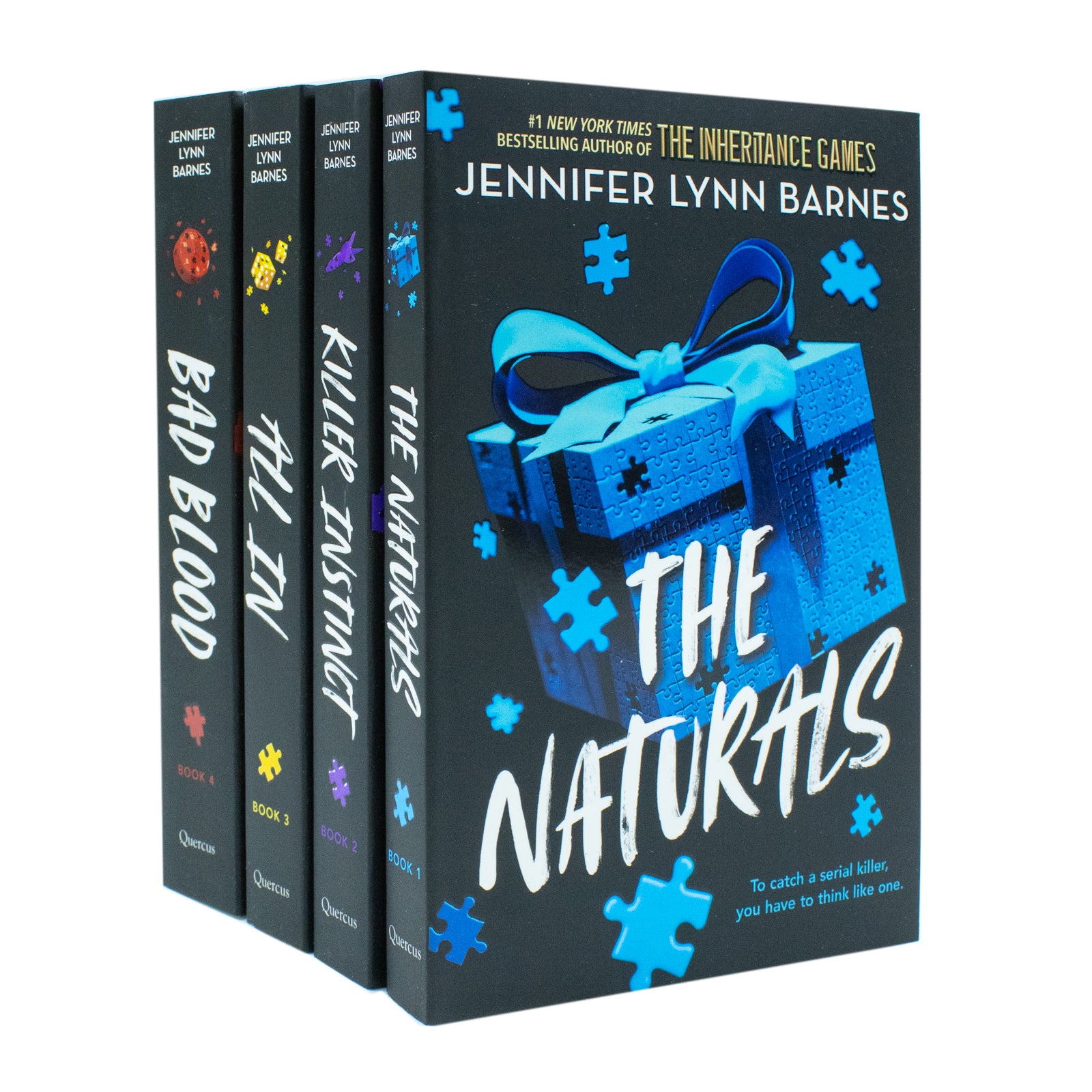 The Naturals Complete 4 Books Box Set by Jennifer Lynn Barnes - Paperback YA mystery series