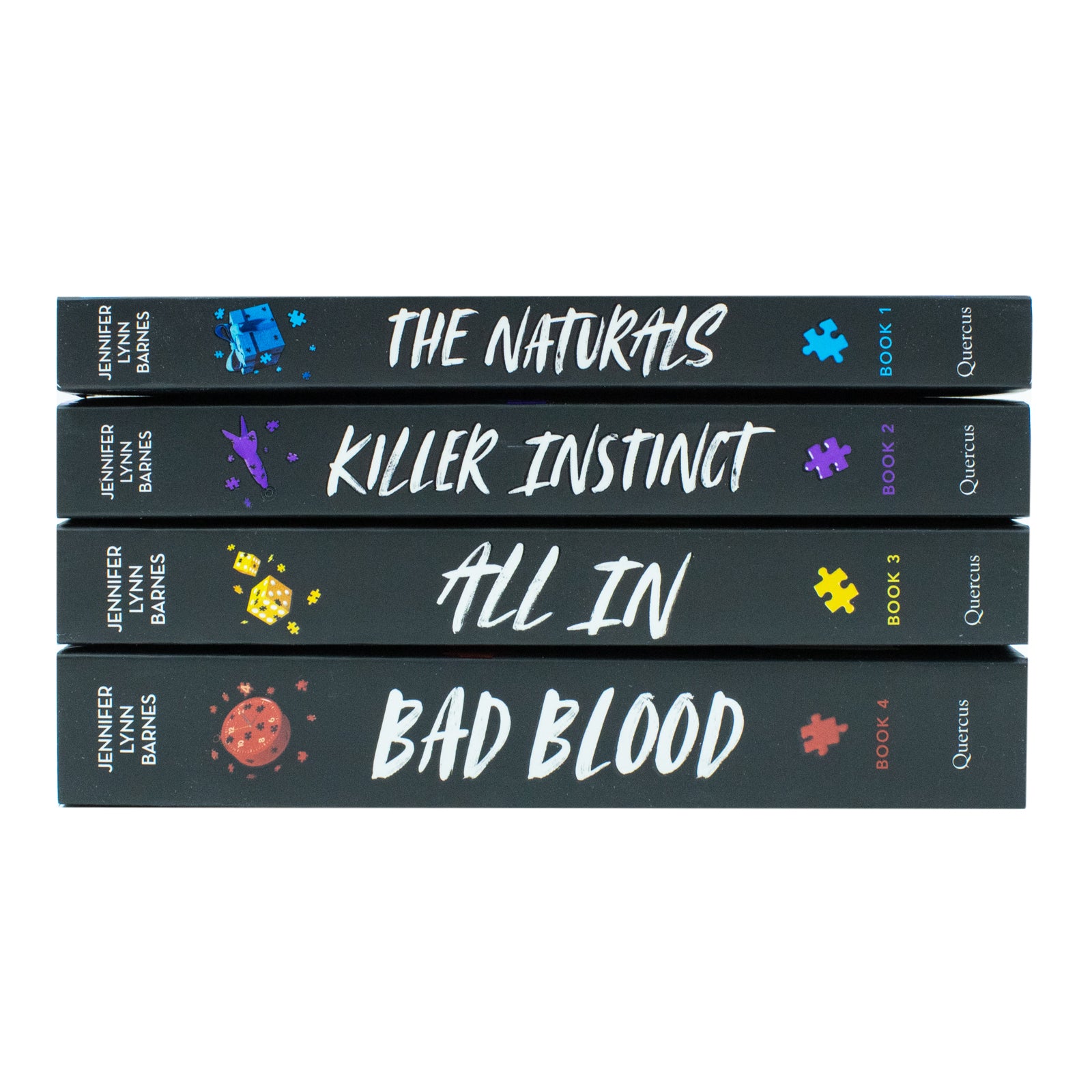 The Naturals Killer Instinct All In Bad Blood paperback covers close up