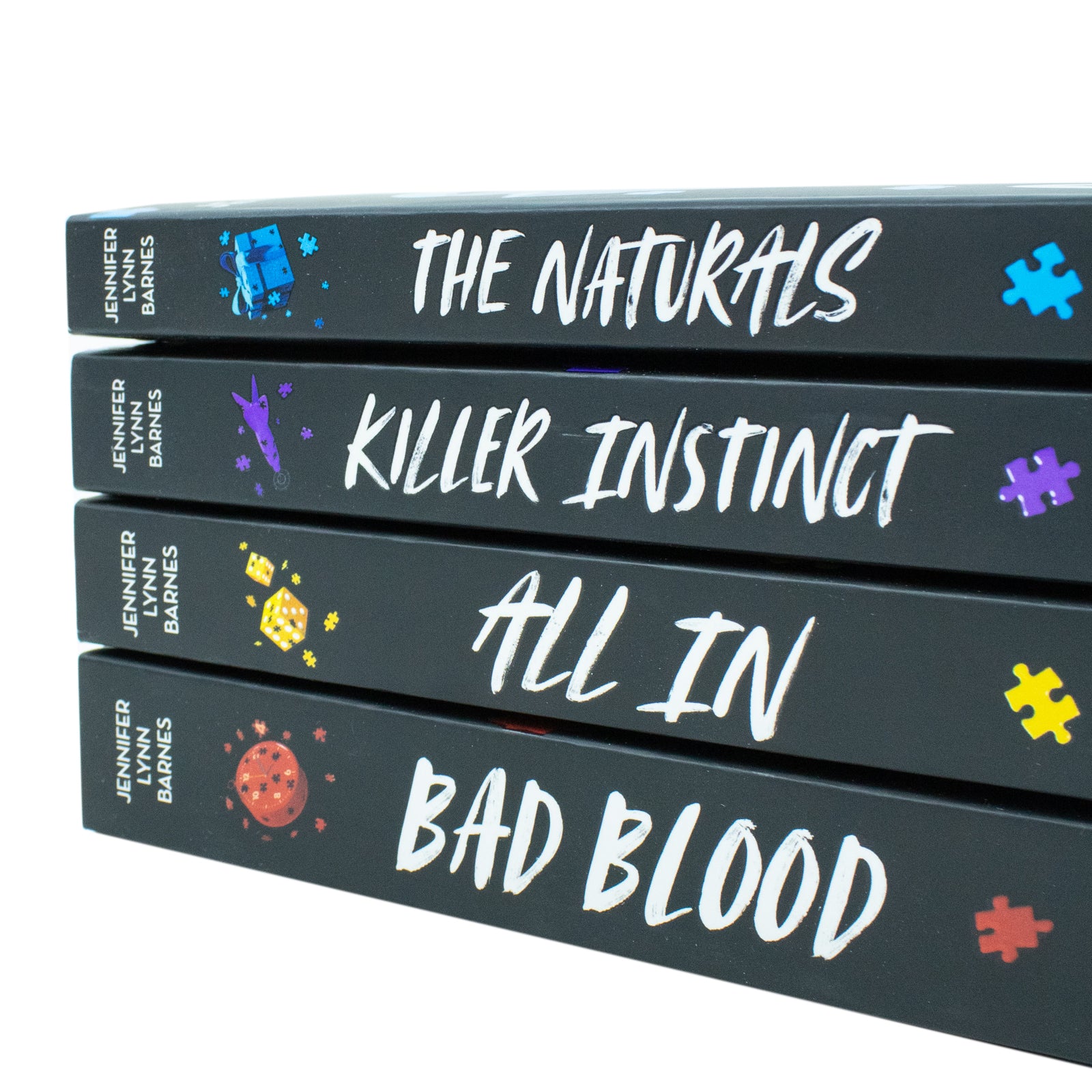 The Naturals series box set packaging detail Jennifer Lynn Barnes
