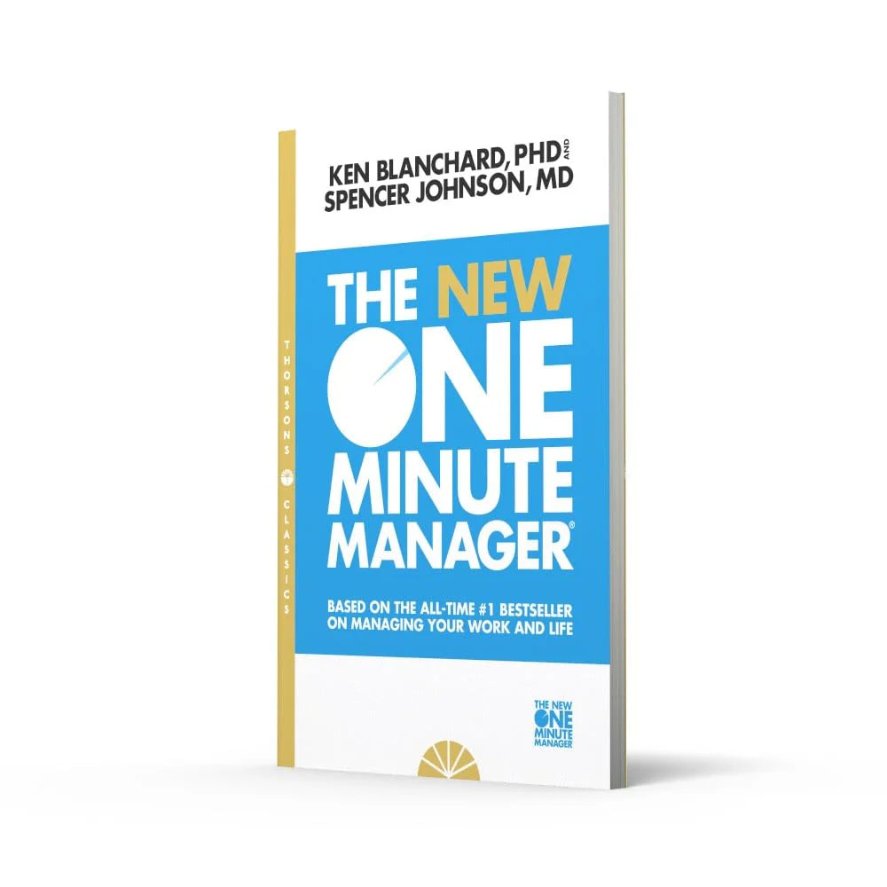 The New One Minute Manager by Kenneth Blanchard and Spencer Johnson - paperback edition, alternate cover view