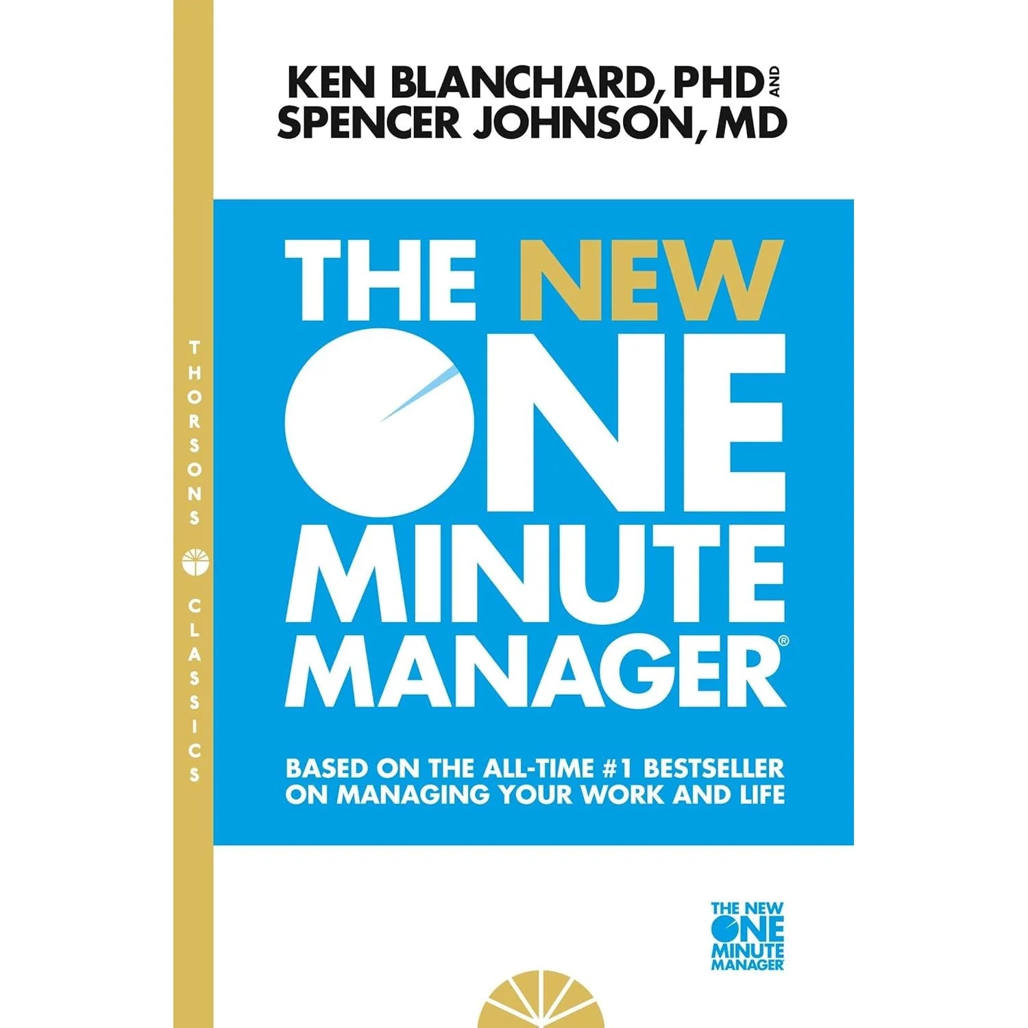 The New One Minute Manager by Kenneth Blanchard and Spencer Johnson - paperback business leadership book cover