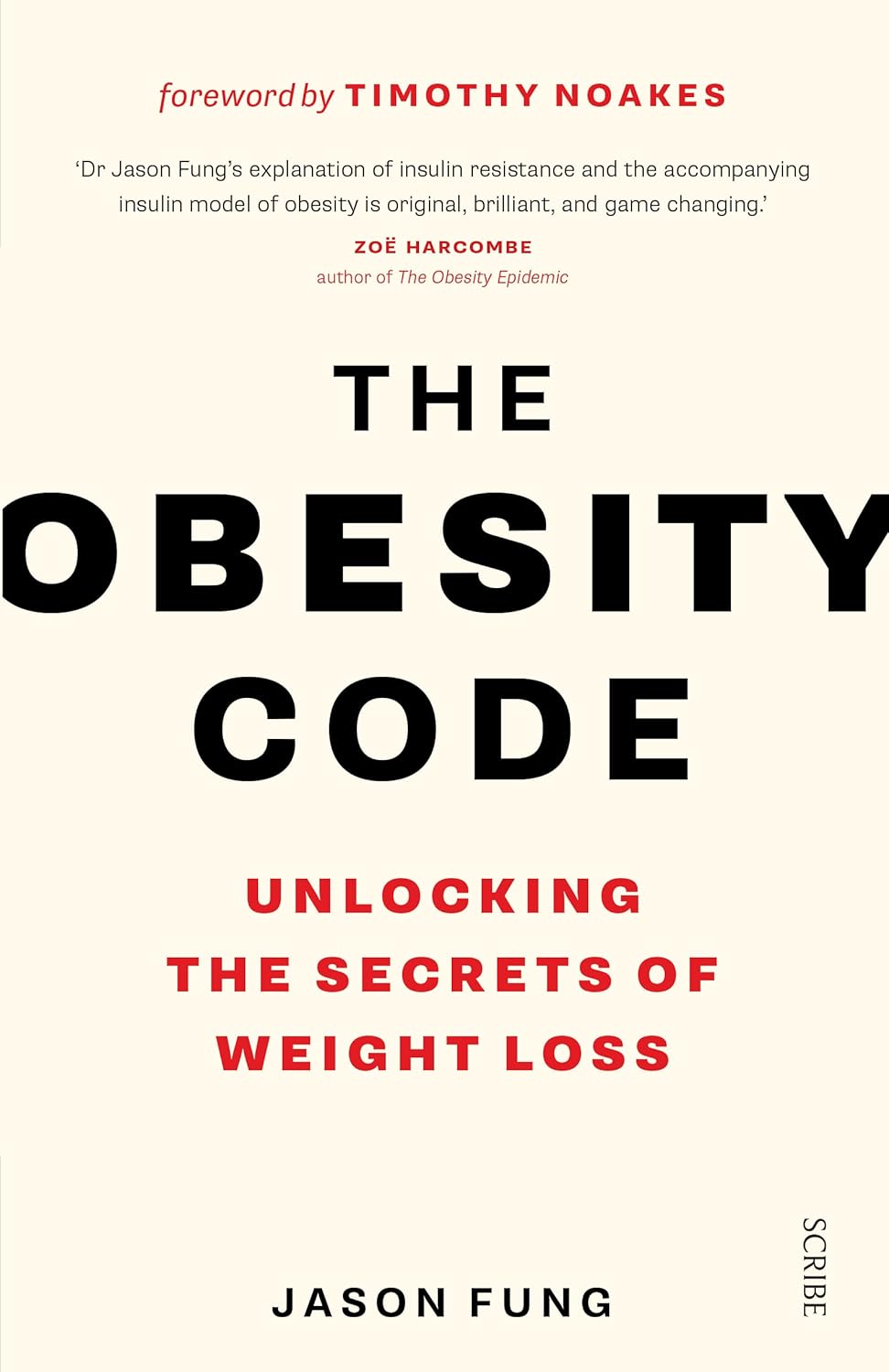 The Obesity Code by Dr Jason Fung - Paperback health and diet book front cover