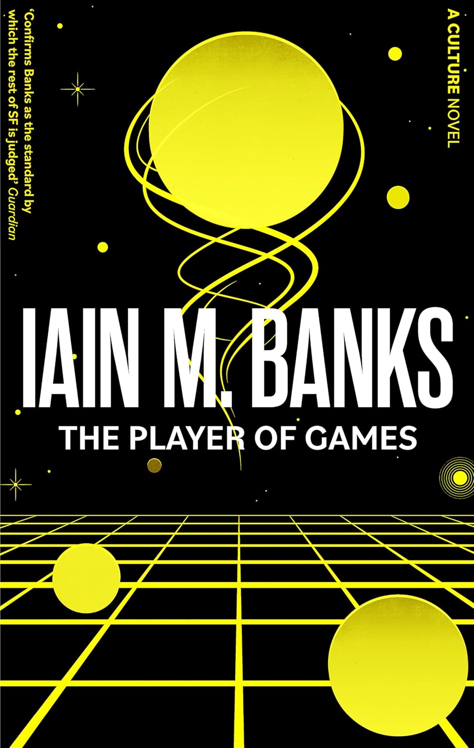 The Player of Games by Iain M. Banks - Culture series science fiction novel - paperback book cover detail