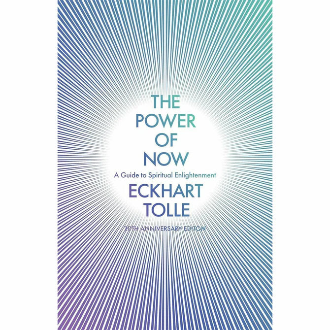 The Power of Now by Eckhart Tolle, 20th Anniversary Edition, Hodder Paperbacks self-help book, front cover