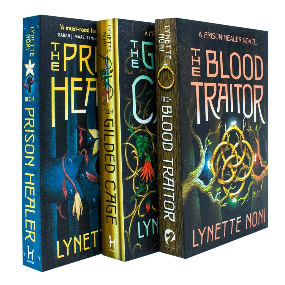 The Prison Healer trilogy by Lynette Noni - 3 book paperback collection set cover