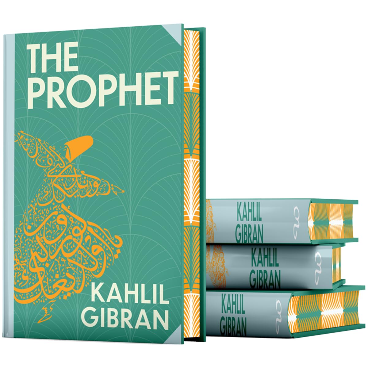 The Prophet by Kahlil Gibran sprayed edge hardback book displayed as a keepsake gift edition