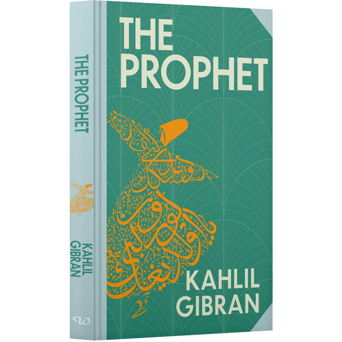 The Prophet by Kahlil Gibran hardback showing decorative sprayed page edge detail