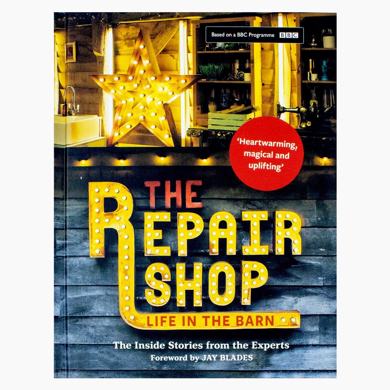 The Repair Shop: Life in the Barn hardback book back cover with BBC series details