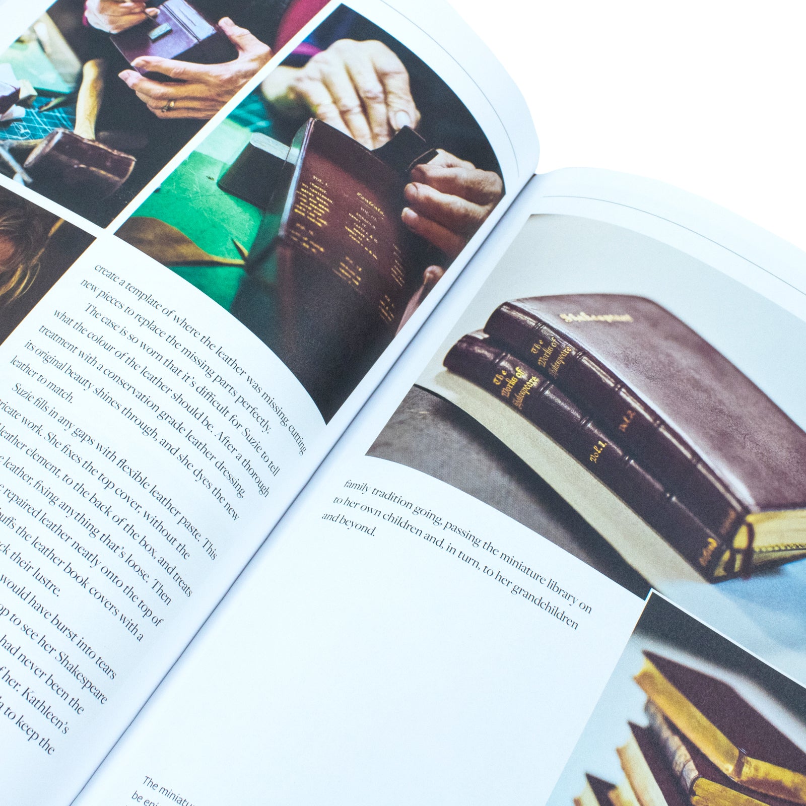 The Repair Shop: Life in the Barn hardback open book showing expert Q&A feature