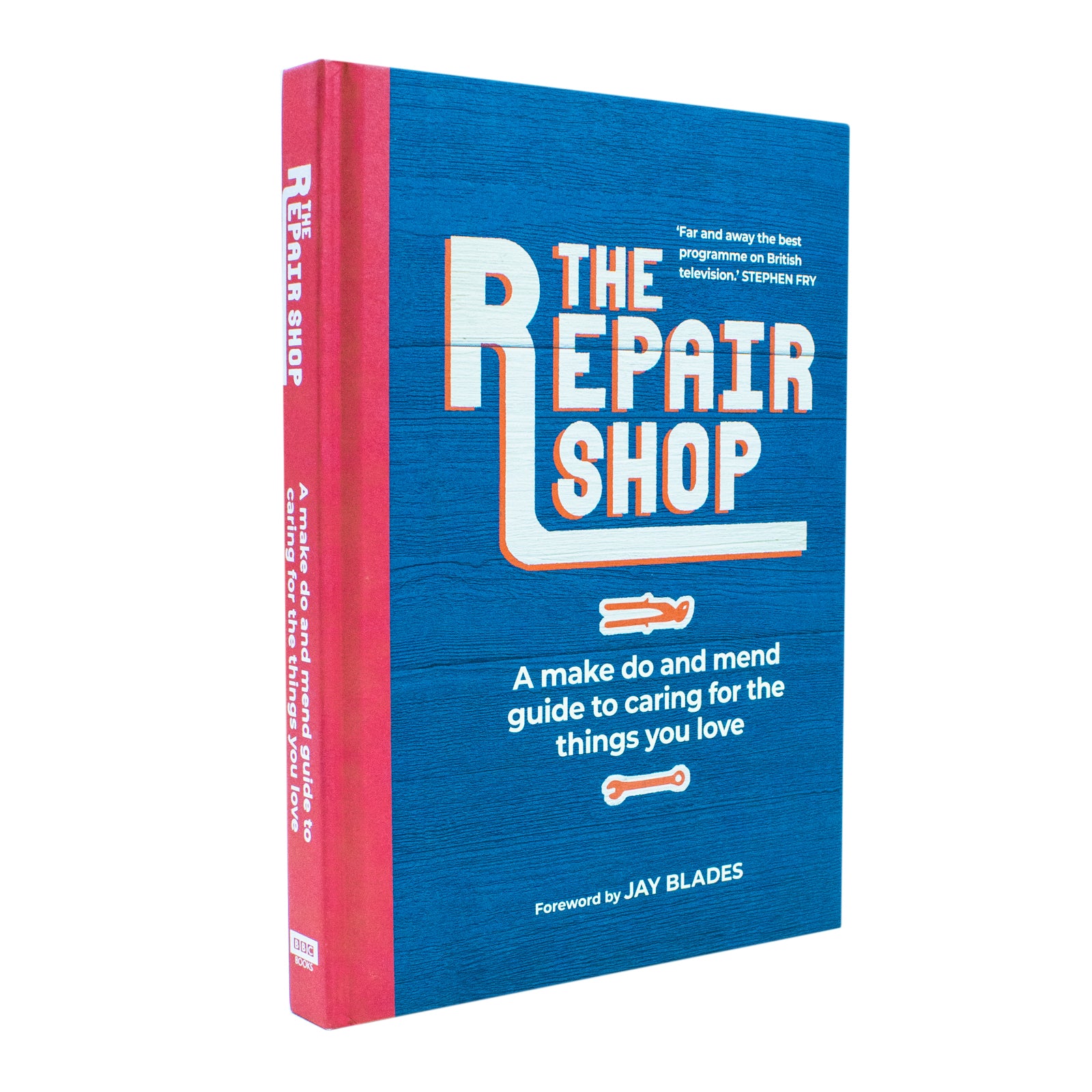 The Repair Shop: A Make Do and Mend Handbook by Karen Farrington - hardback front cover, BBC tie-in DIY craft book