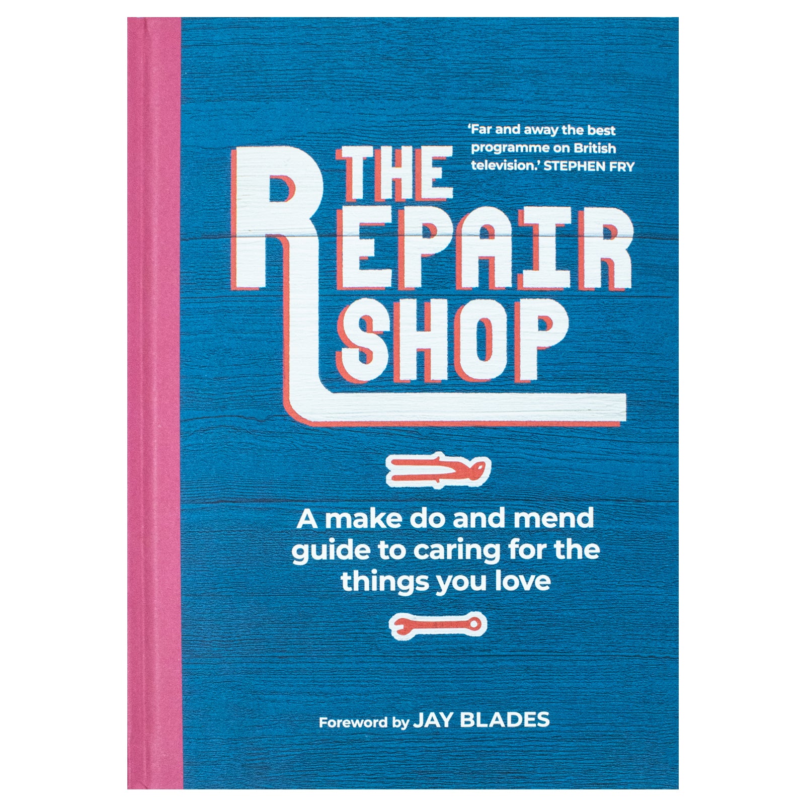 The Repair Shop: A Make Do and Mend Handbook hardback book by Karen Farrington shown open