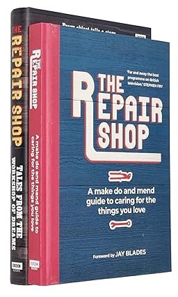 The Repair Shop Tales & A Make Do and Mend Handbook 2 Book Collection Set - alternate view of both book covers