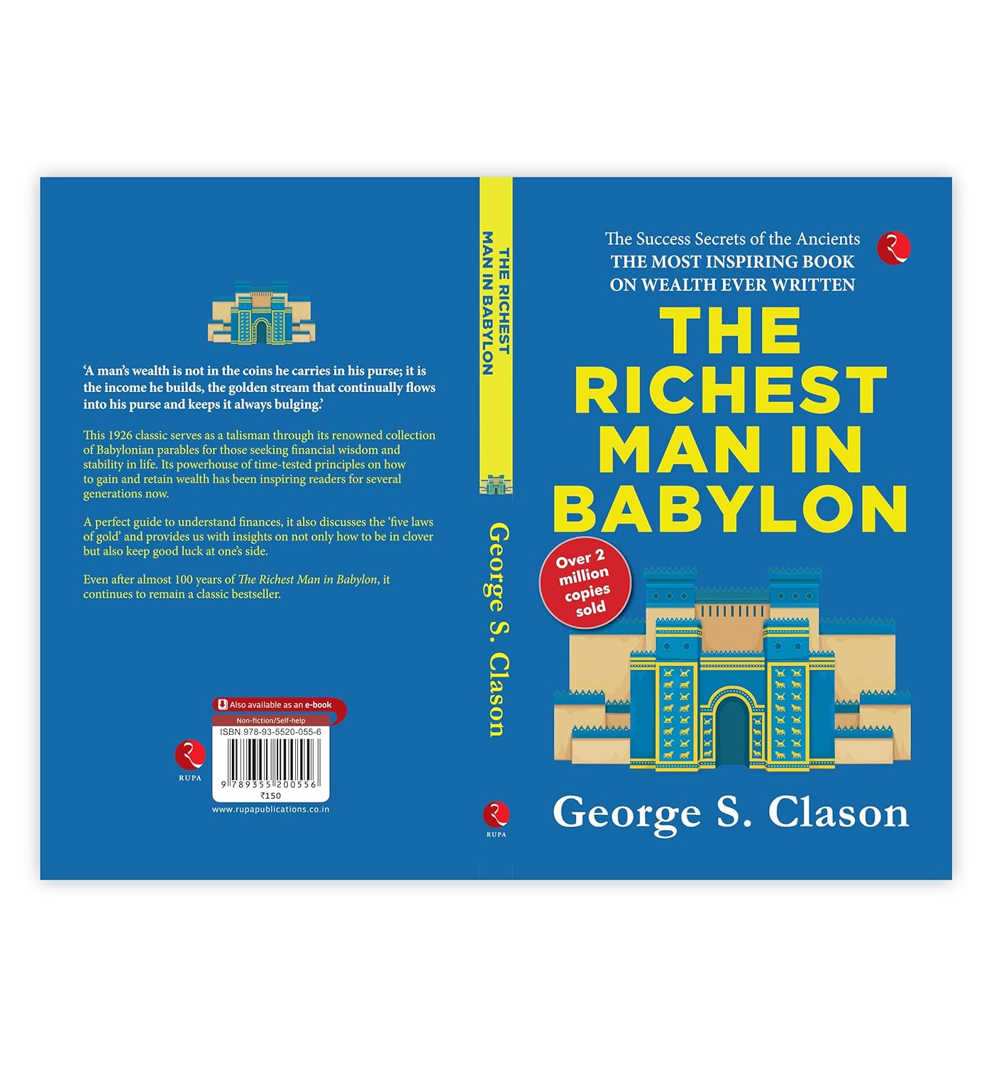 The Richest Man In Babylon by George S. Clason - Paperback back cover with book description