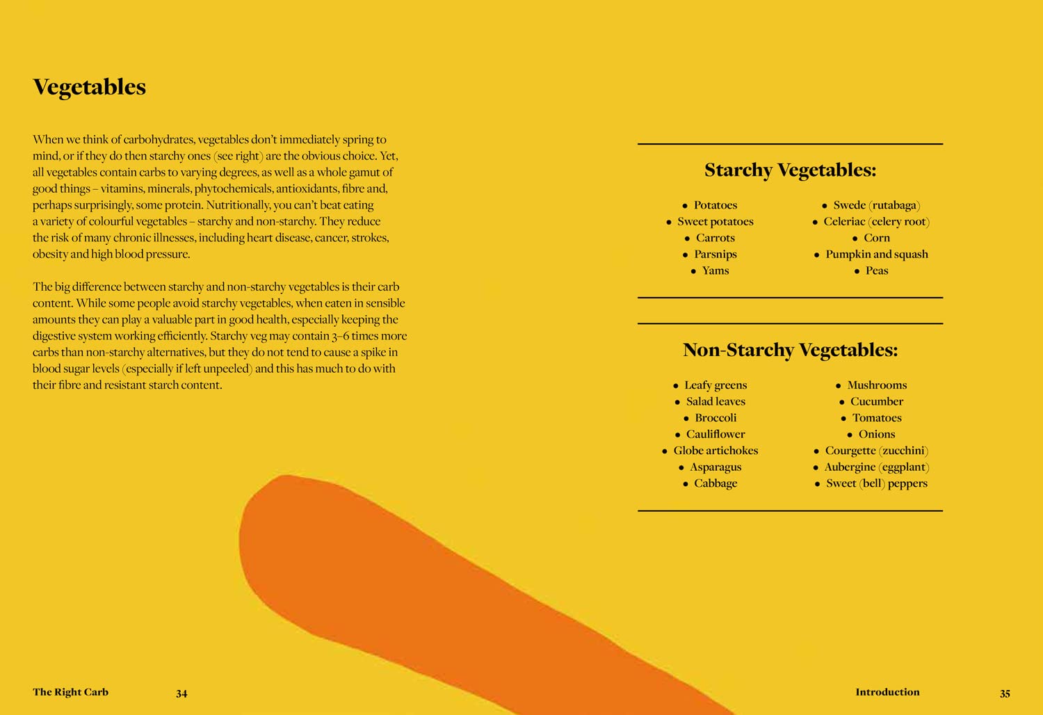 Inside page of The Right Carb by Nicola Graimes showing nutritious carb recipes