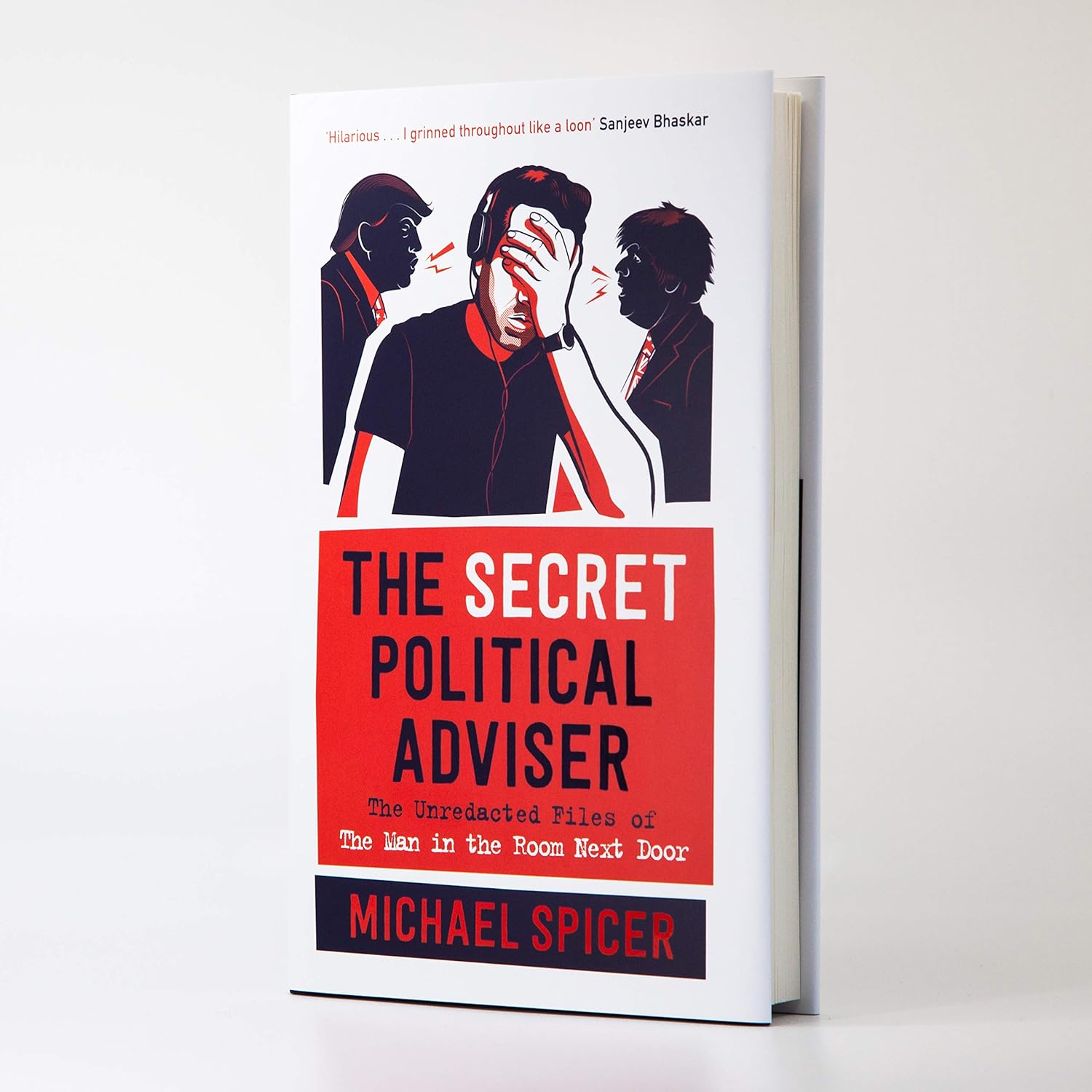 The Secret Political Adviser by Michael Spicer - hardback book, Room Next Door political humour