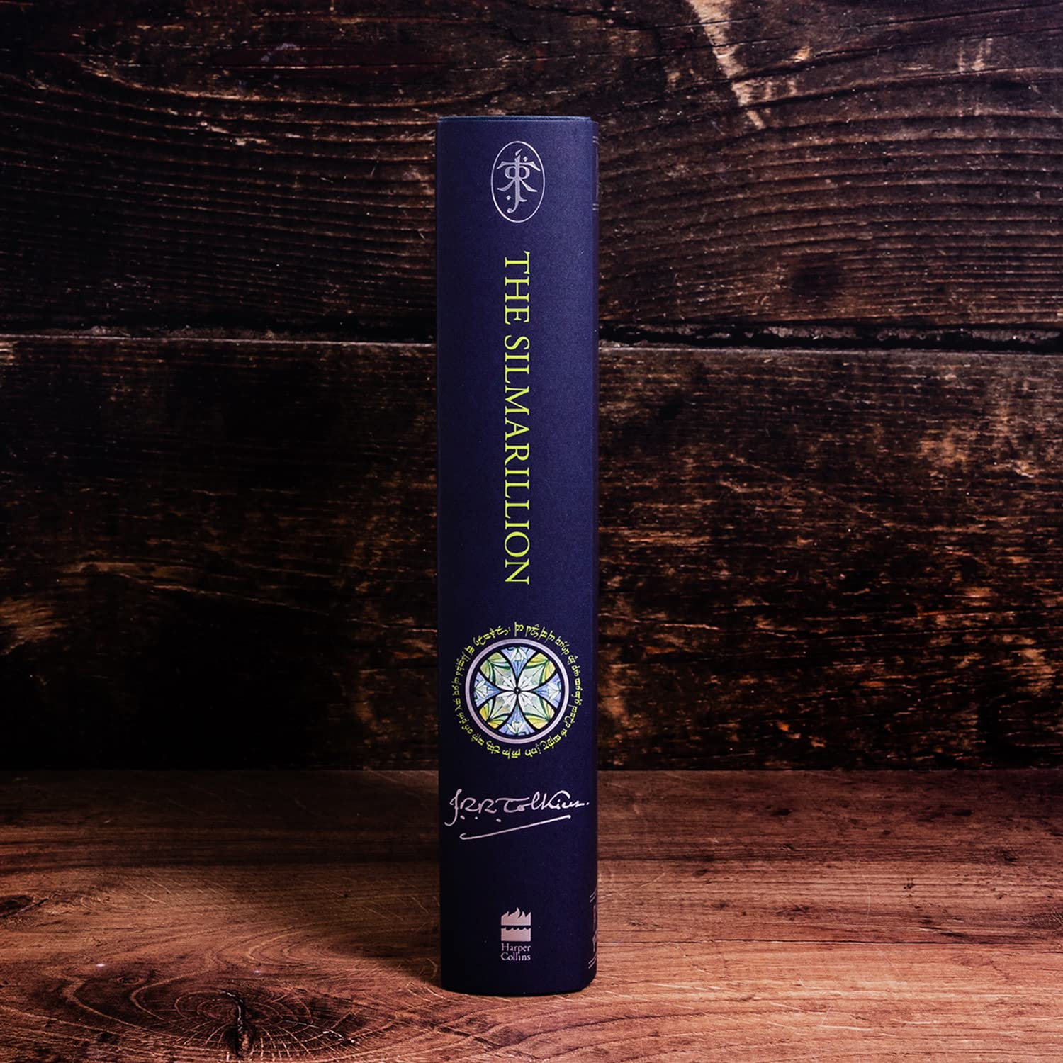 The Silmarillion illustrated hardback interior pages showing colour illustrations by J.R.R. Tolkien