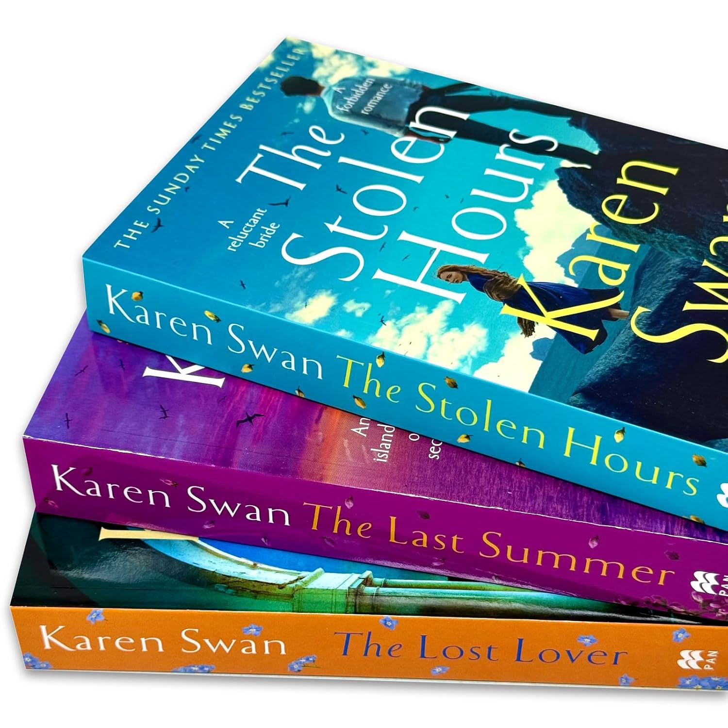 The Stolen Hours by Karen Swan paperback cover - Wild Isle Series book 2, St Kilda historical romance