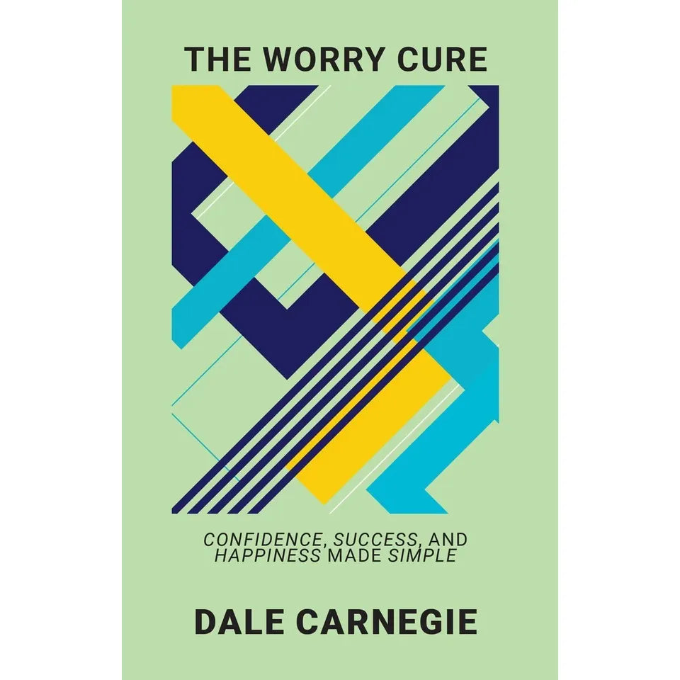 The Worry Cure by Dale Carnegie - paperback spine view, brand new condition