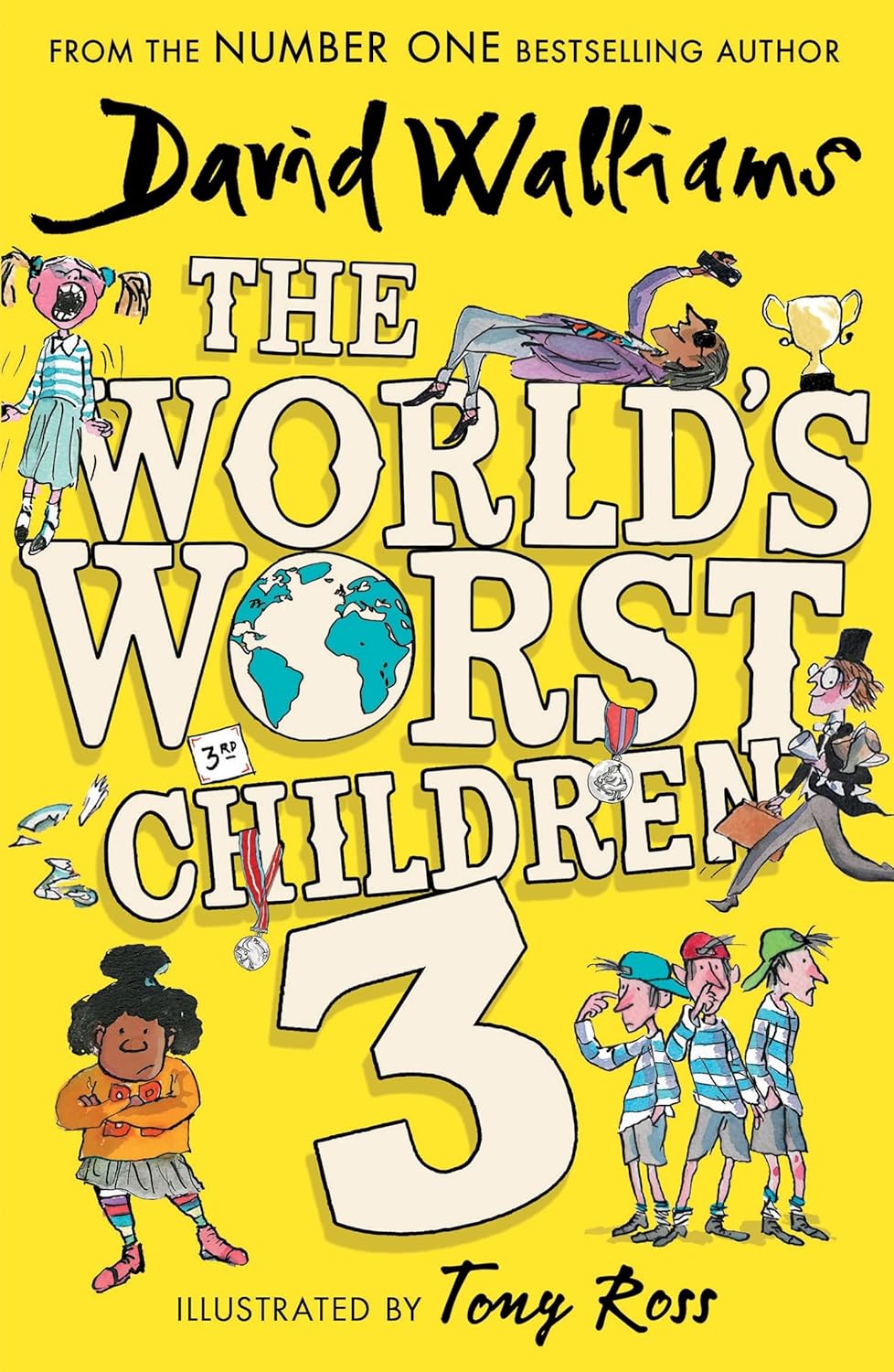 David Walliams World's Worst Children Collection 3 Books Set - Lets Buy Books
