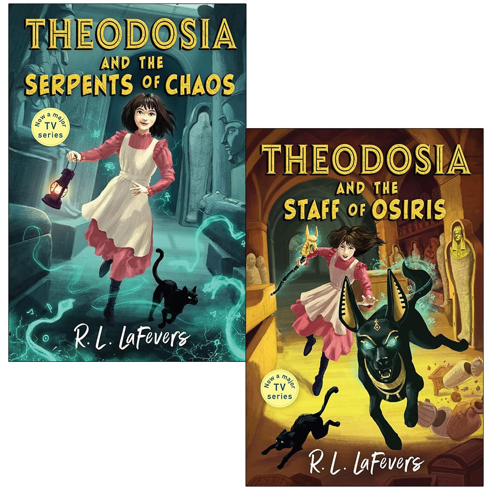 Theodosia Series 2 Books Collection Set by Robin LaFevers - Serpents of Chaos and Staff of Osiris - Ages 9-12 Paperback
