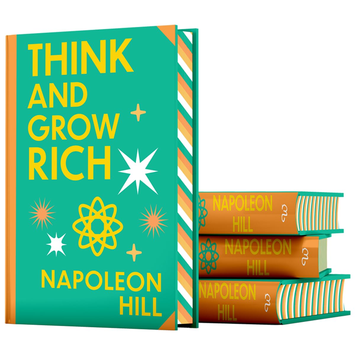 Think And Grow Rich by Napoleon Hill Wilco Classics premium hardback edition book stack
