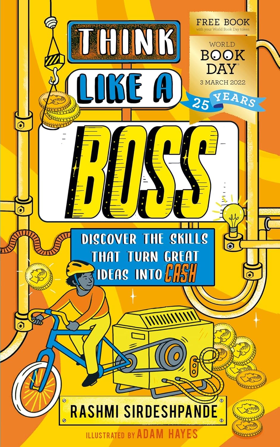 Think Like a Boss by Rashmi Sirdeshpande - World Book Day 2022 paperback front cover, ages 7-9