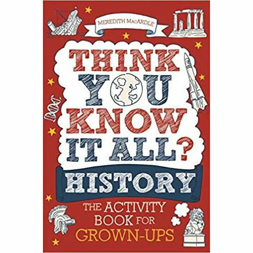 Think You Know It All History by Meredith MacArdle - paperback history trivia quiz book cover