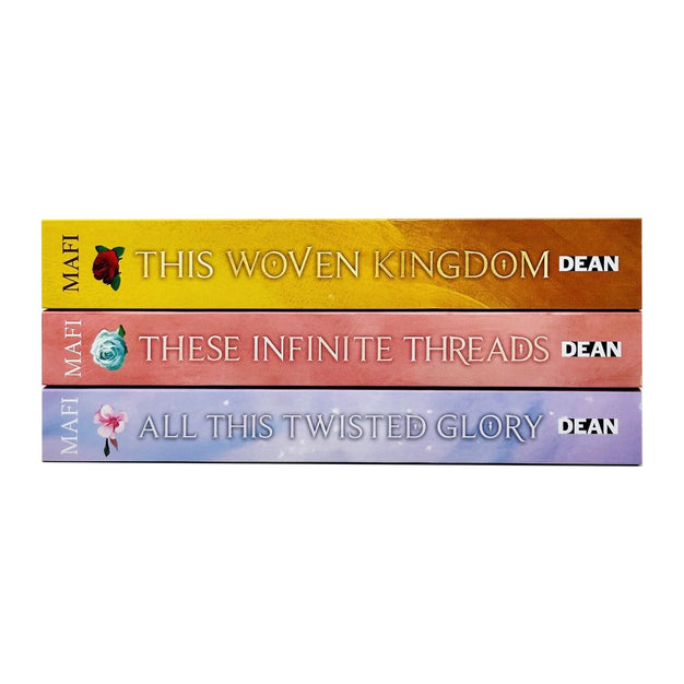 Tahereh Mafi This Woven Kingdom series 3 book paperback set - front covers of all three titles