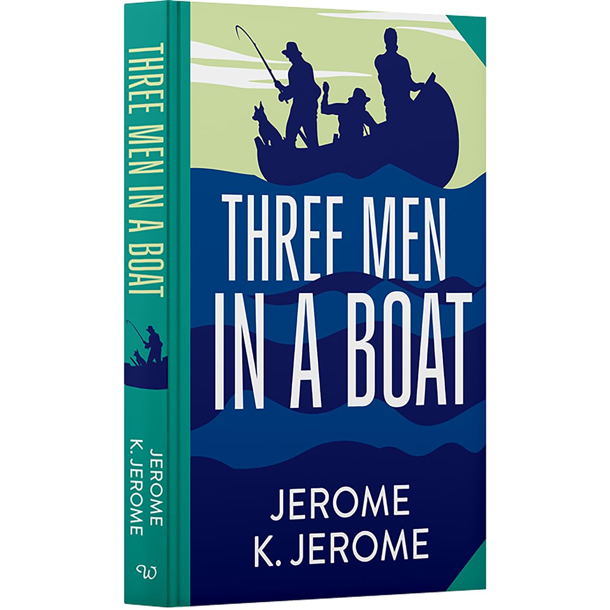 Three Men in a Boat by Jerome K. Jerome - Deluxe Hardback Sprayed Edge Edition back cover