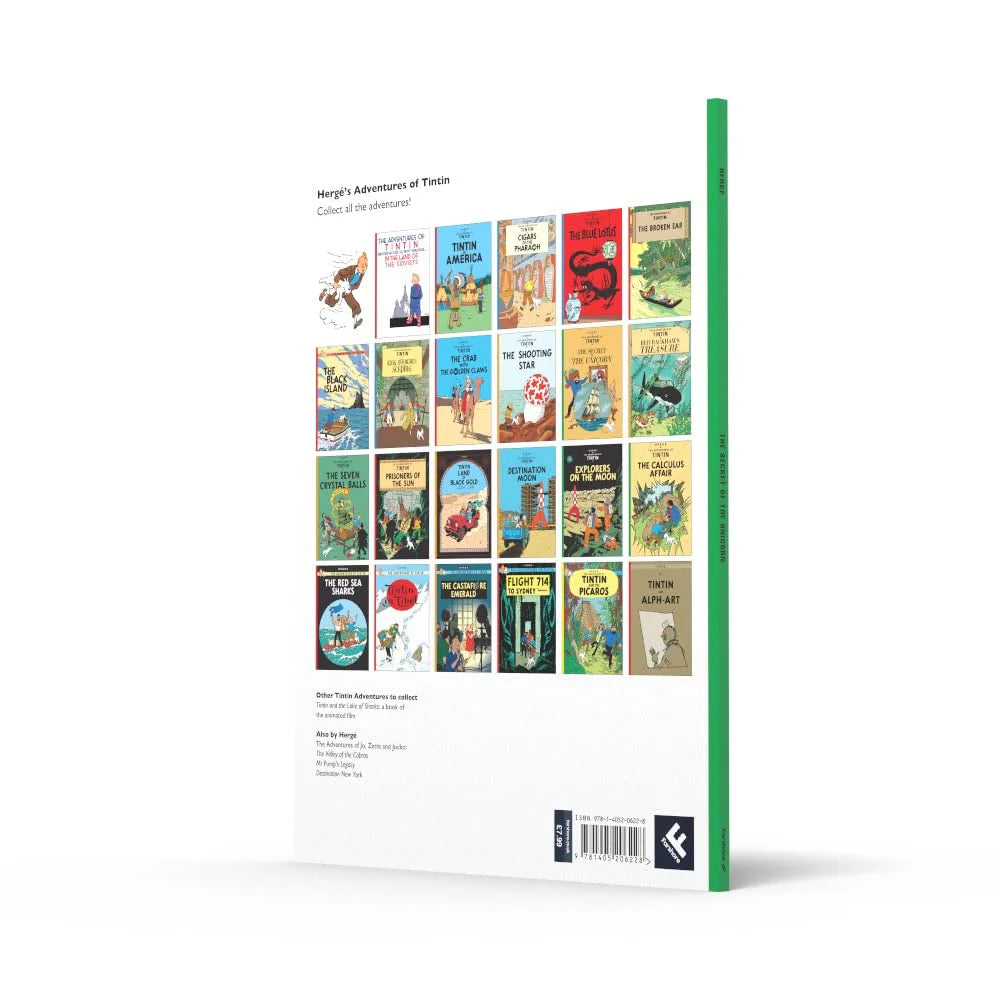 The Adventures of Tintin: The Secret of the Unicorn by Hergé - Paperback inside comic panel artwork