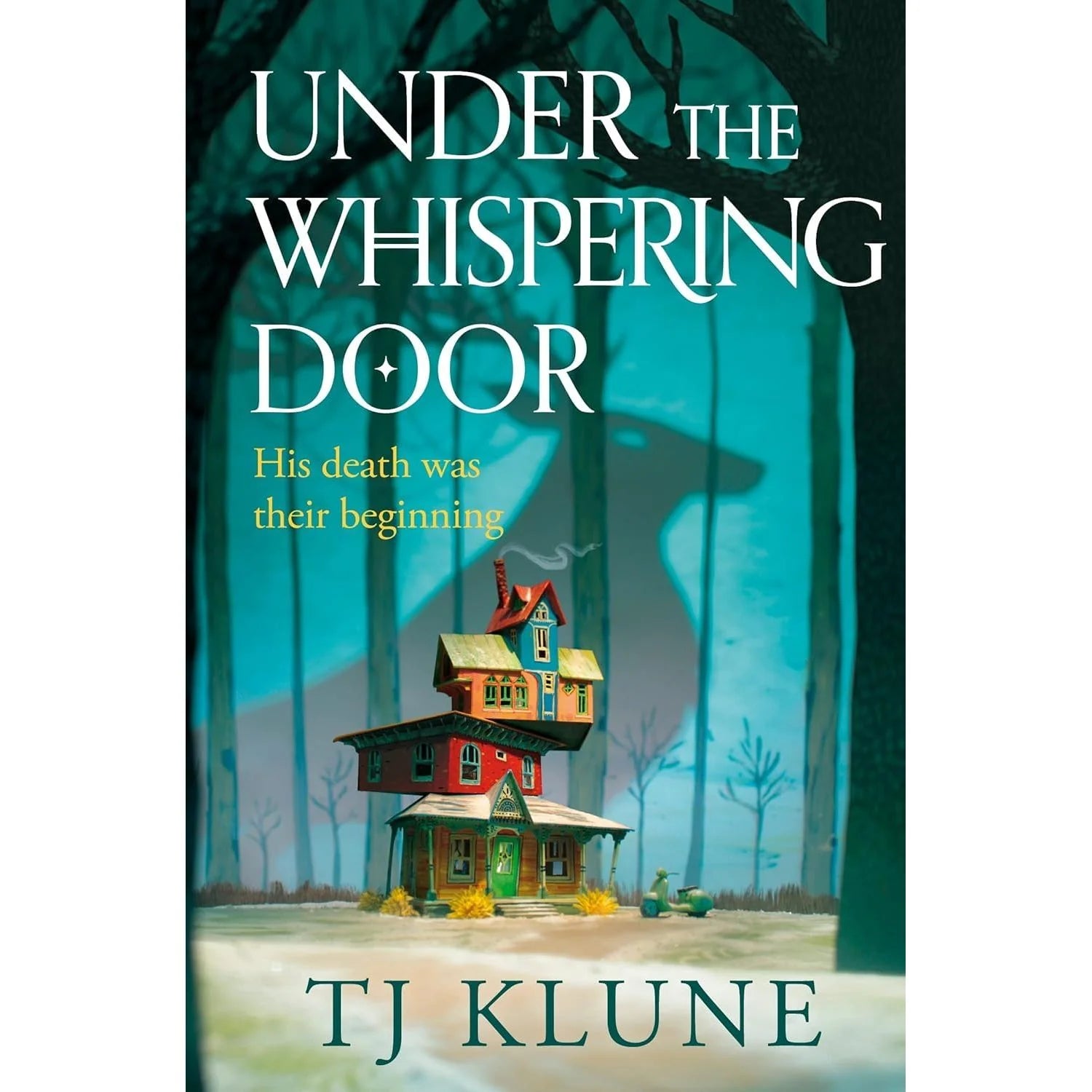 House in the Cerulean Sea by TJ Klune paperback book cover - Adult Fantasy Fiction
