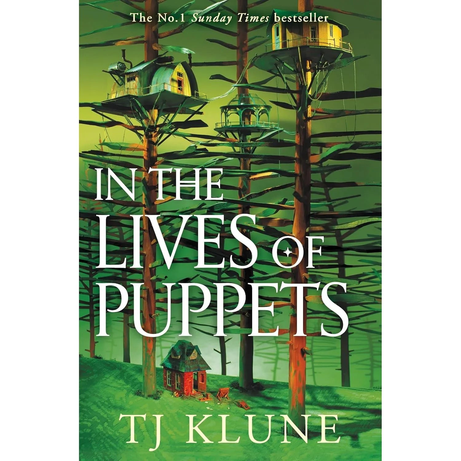 In the Lives of Puppets by TJ Klune paperback book cover - Adult Fantasy Fiction