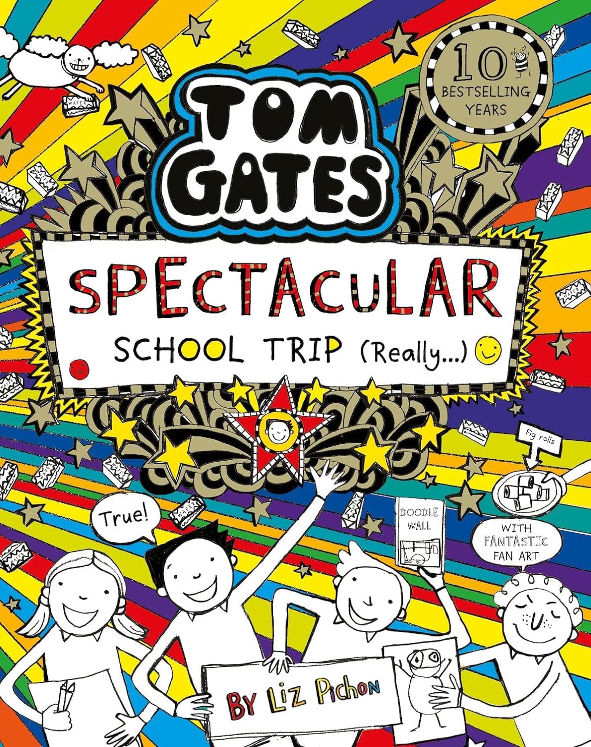 Tom Gates 5 Book Set - Random Acts of Fun paperback cover by Liz Pichon