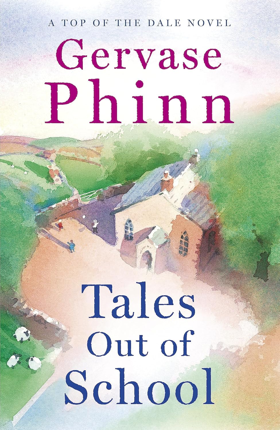 Spines of the three paperback books in the Top of the Dale Series by Gervase Phinn Collection Set