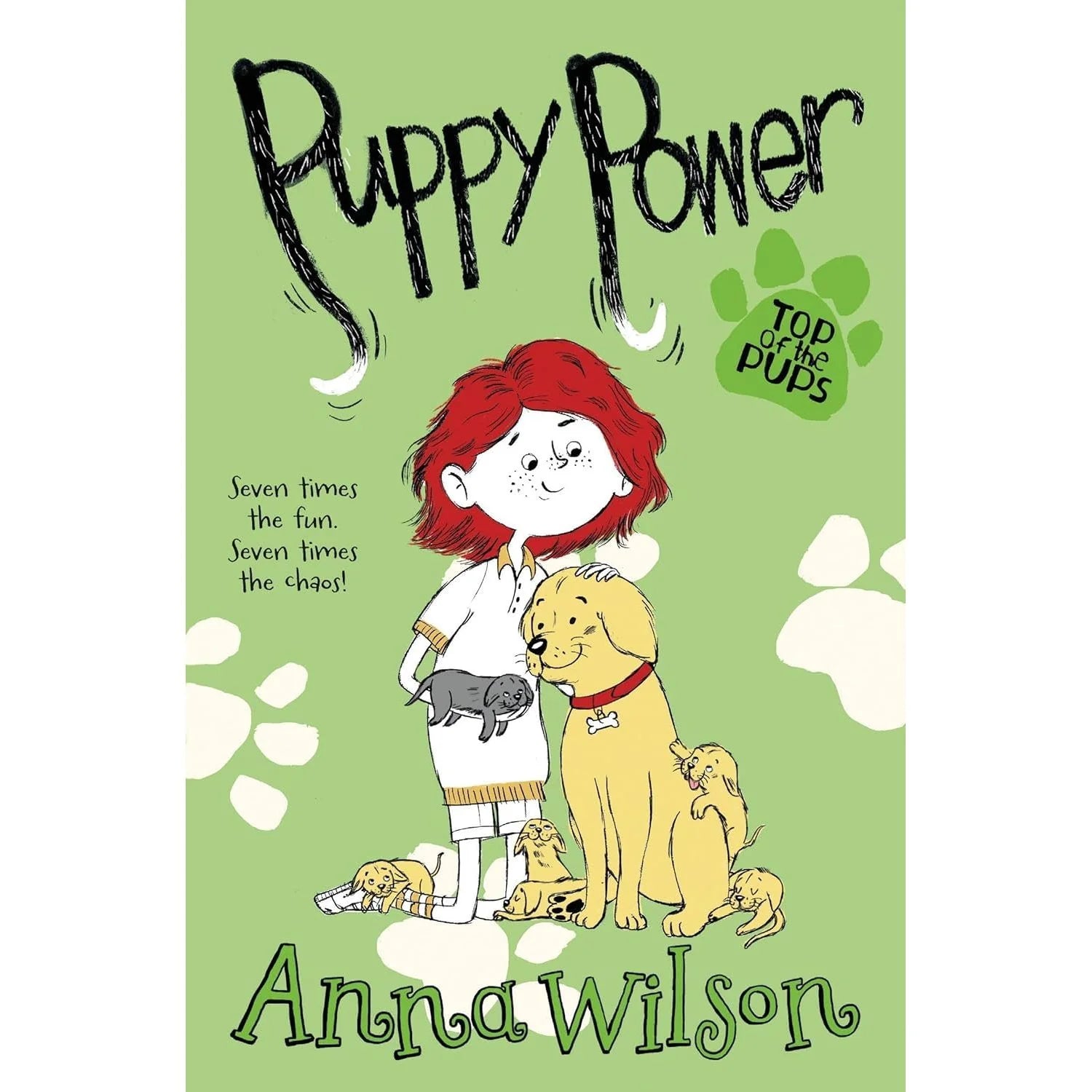 Top of the Pups 4 Books Set by Anna Wilson - back cover detail - Paperback Ages 7-9