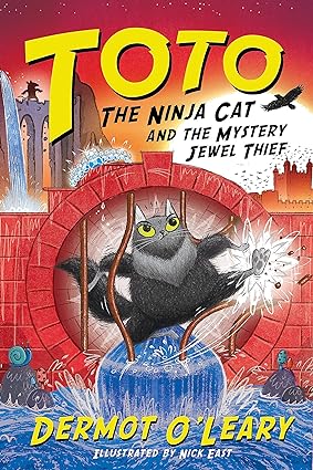 Toto the Ninja Cat and the Mystery Jewel Thief Book 4 by Dermot O'Leary - Paperback edition for ages 7-9