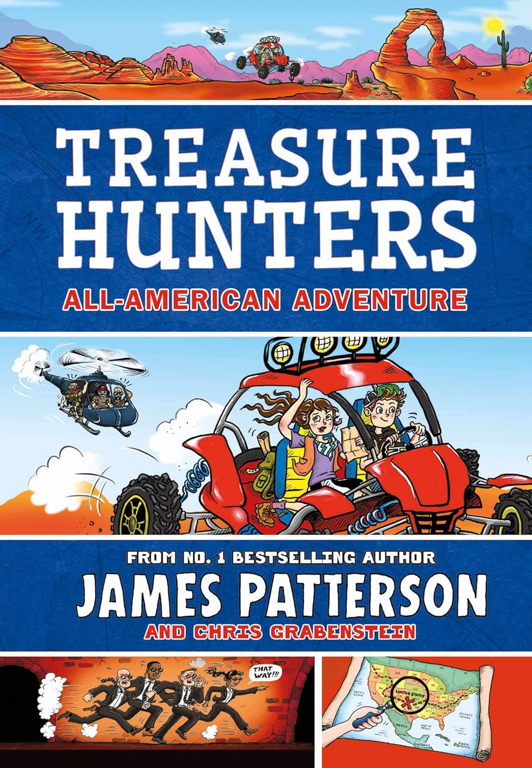 Treasure Hunters Series 6-8 Books Collection Set by James Patterson - paperback set spine view ages 9-12