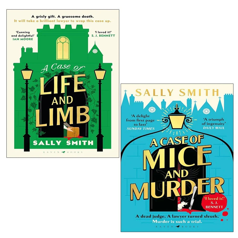 The Trials of Gabriel Ward 2 Books Collection Set by Sally Smith - A Case of Mice and Murder and A Case of Life and Limb - paperback covers