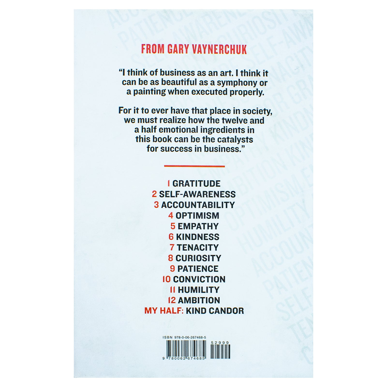 Twelve and a Half by Gary Vaynerchuk - hardback book spine and back cover