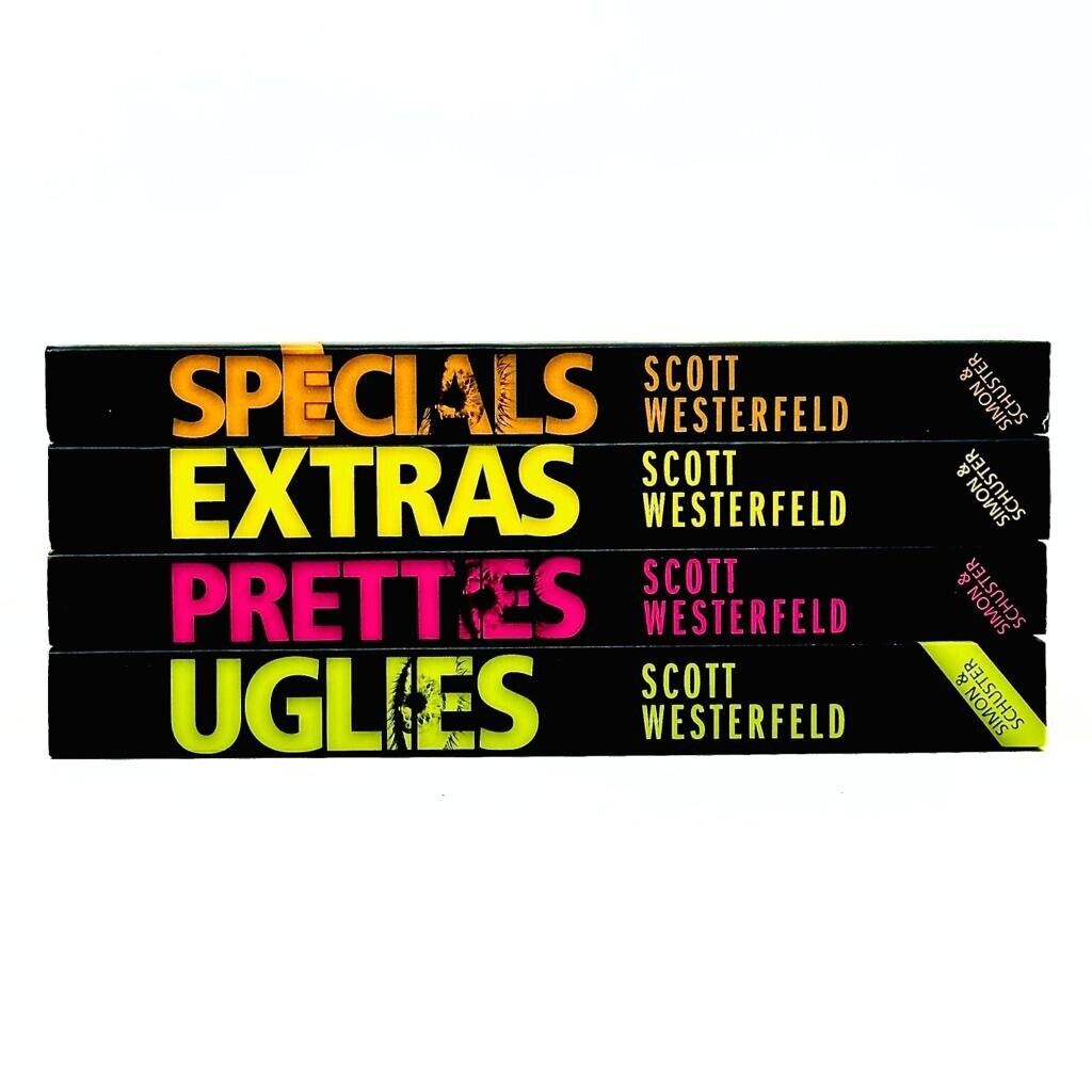Uglies Series 4 Book Set by Scott Westerfeld - Paperback Young Adult Dystopian Fiction Collection