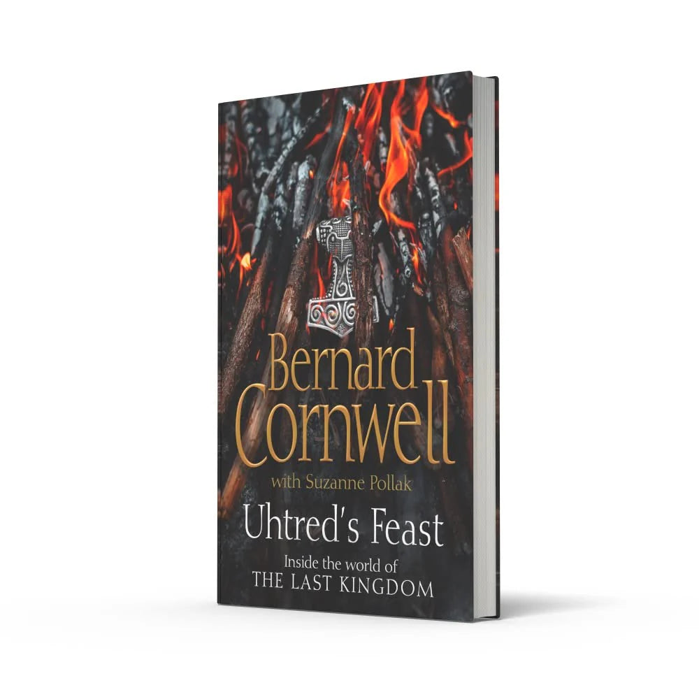 Uhtred's Feast Last Kingdom companion book by Bernard Cornwell, hardback edition detail image