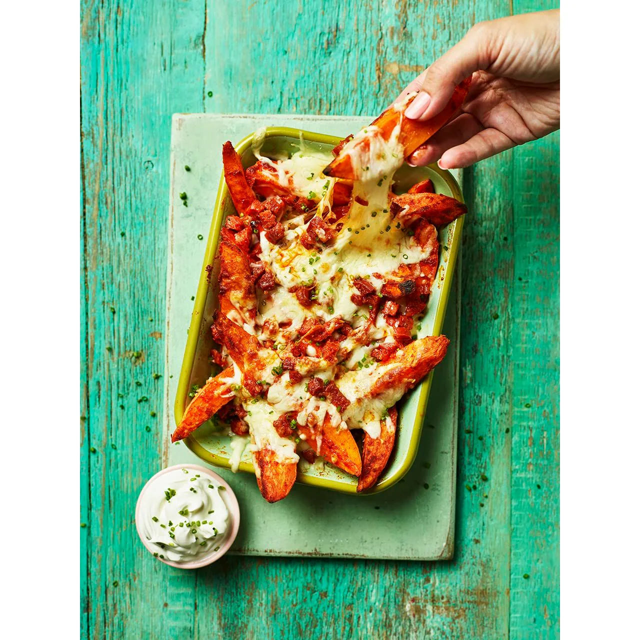 Inside page from The Ultimate Air Fryer Cookbook by Clare Andrews with step-by-step recipe layout