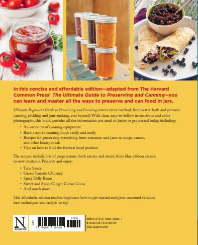 Back cover of Ultimate Beginner's Guide to Preserving & Canning by Robin Robertson, showing recipe details