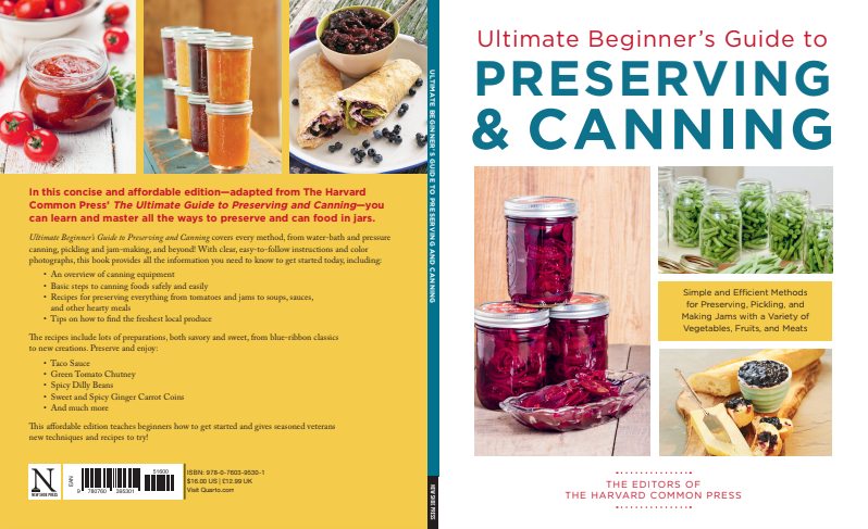 Ultimate Beginner's Guide to Preserving & Canning by Robin Robertson paperback book detail image